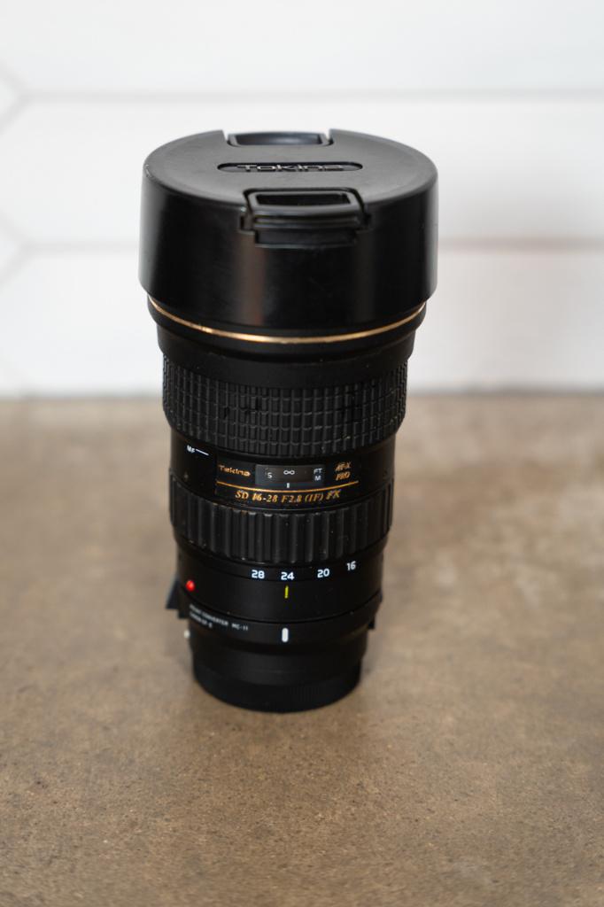 Tokina 16-28mm f/2.8 AT-X PRO FX Canon EF mount, Ophalen of Verzenden, Gebruikt, Groothoeklens, Zoom