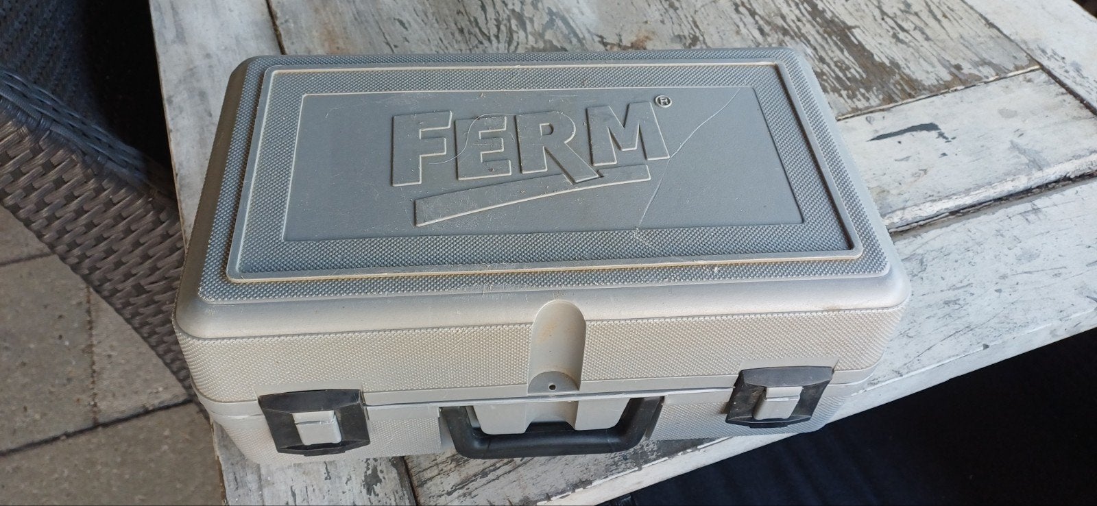 Ferm Lamellenfrees FBJ-710 met koffer, Gebruikt, Lamellenfrees, Ophalen of Verzenden, Ferm