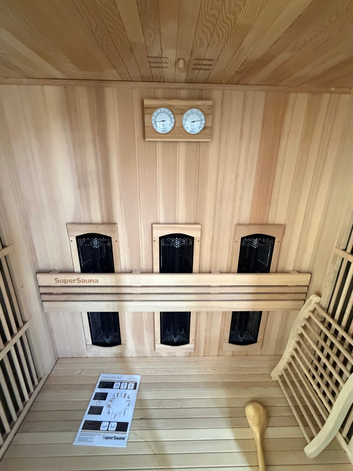 Complete SuperSauna Infrarood en Finse Sauna, Ophalen, Zo goed als nieuw, Infrarood, Complete sauna
