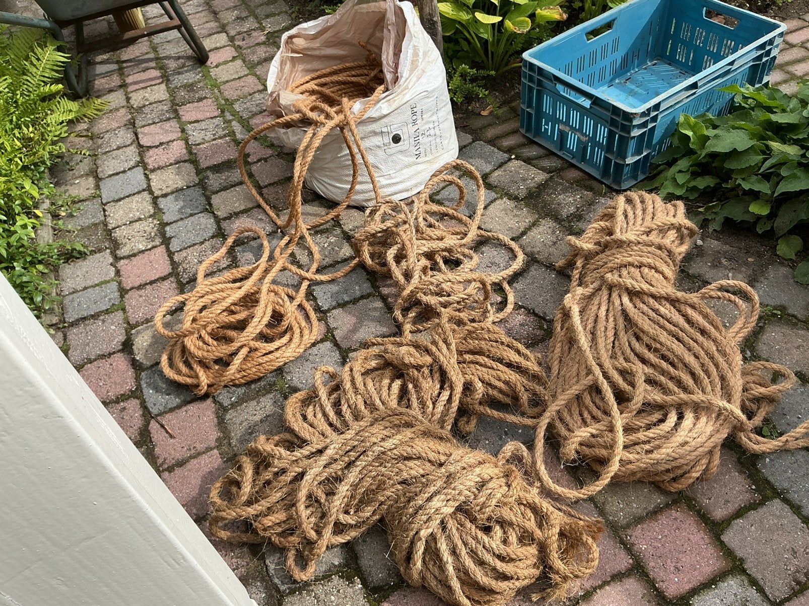 Heel veel touw, Ophalen, Zo goed als nieuw