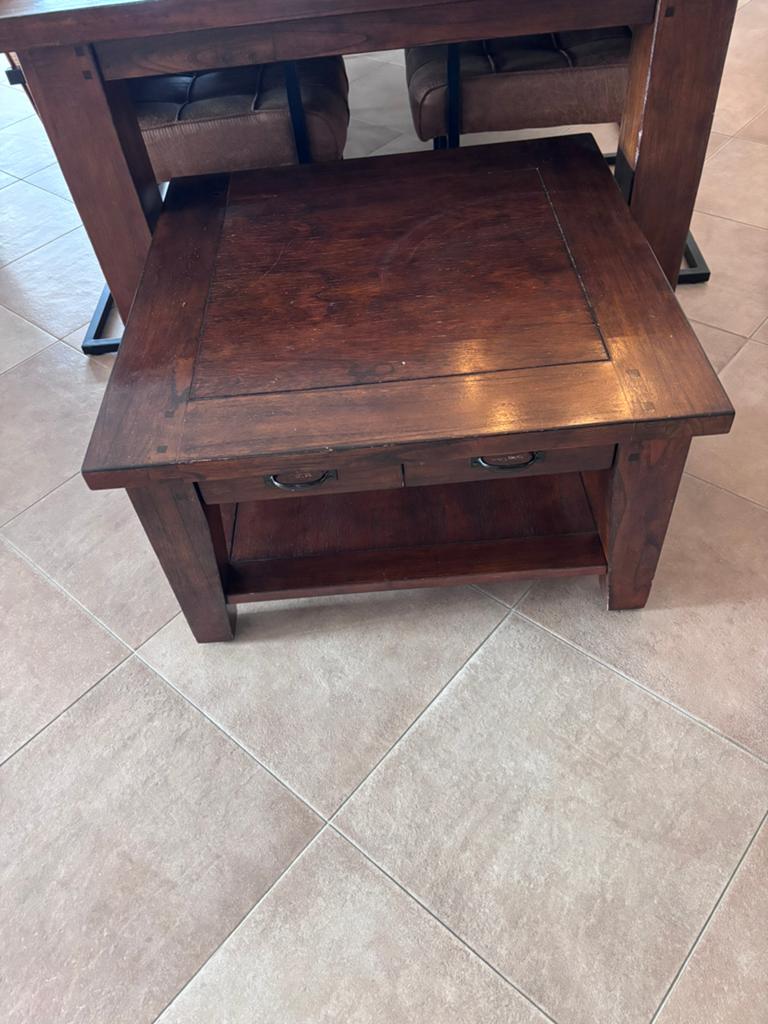 Wengé hout salontafel, Ophalen of Verzenden, Zo goed als nieuw