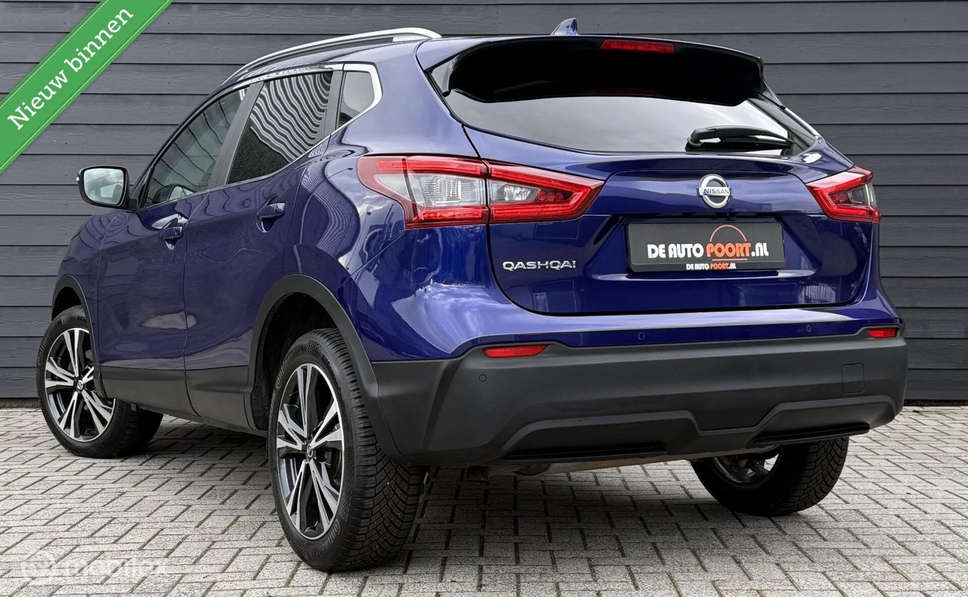 Nissan Qashqai 1.3 DIG-T N-Tec 160PK Automaat Pano.dak/Winte, Gebruikt, 4 cilinders, Blauw, Bedrijf