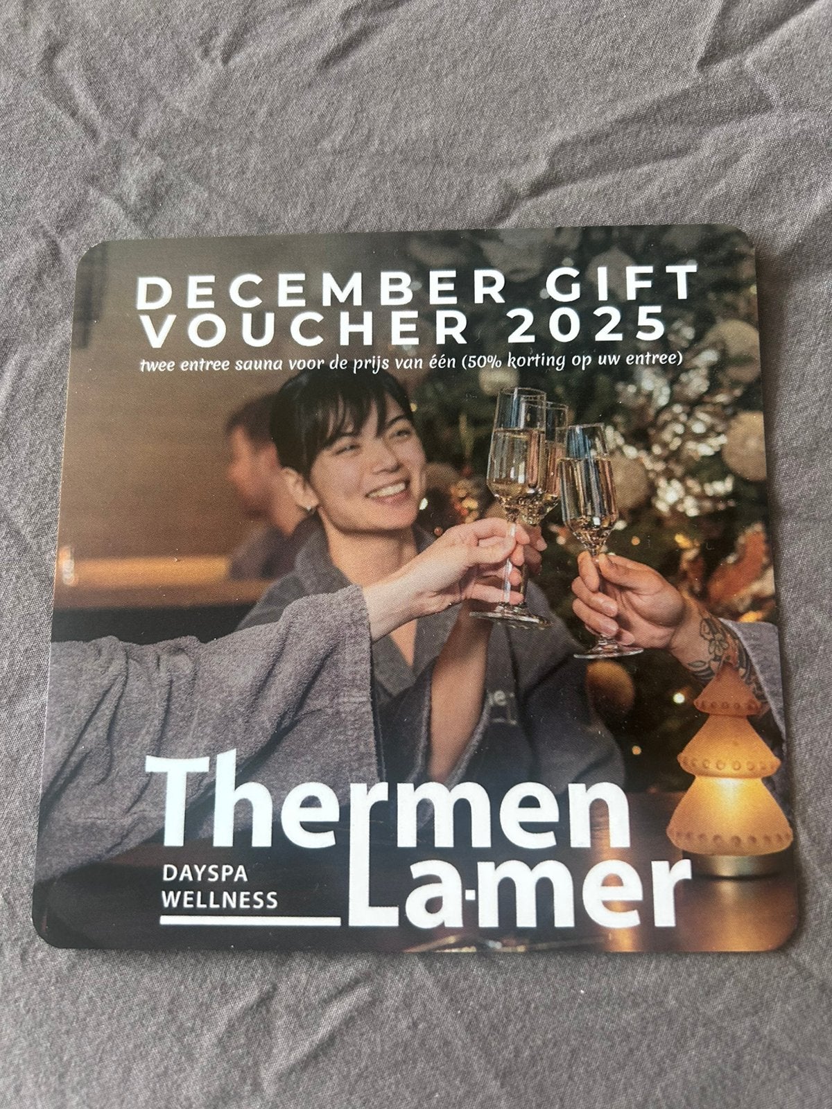 50% kortingsvoucher Thermen la Mer, Tickets en Kaartjes, Eén persoon, Kortingsbon