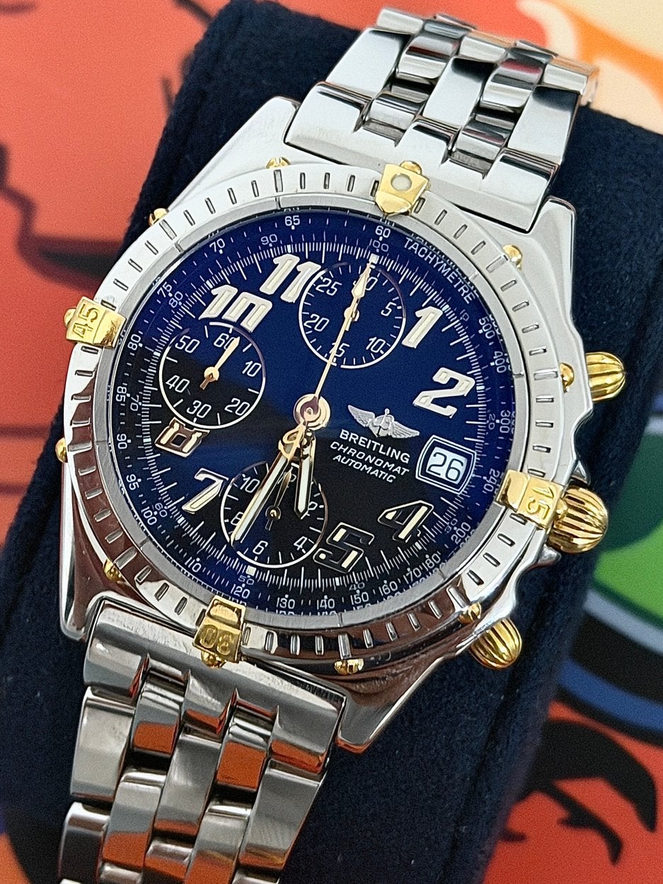 Breitling Chronomat Vitesse 13050.1 Staagoud, Ophalen, Staal, Breitling, Polshorloge