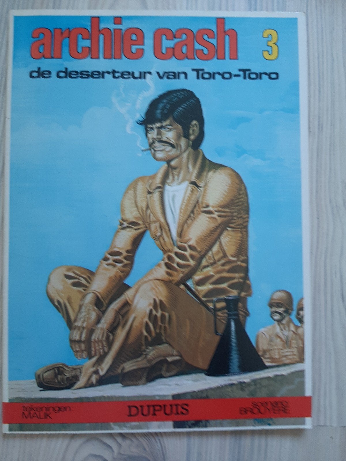 Archie Cash 3: De Deserteur van Toro-Toro - Stripboek, Eén stripboek, Ophalen of Verzenden, Gelezen, Brouyère, Malik