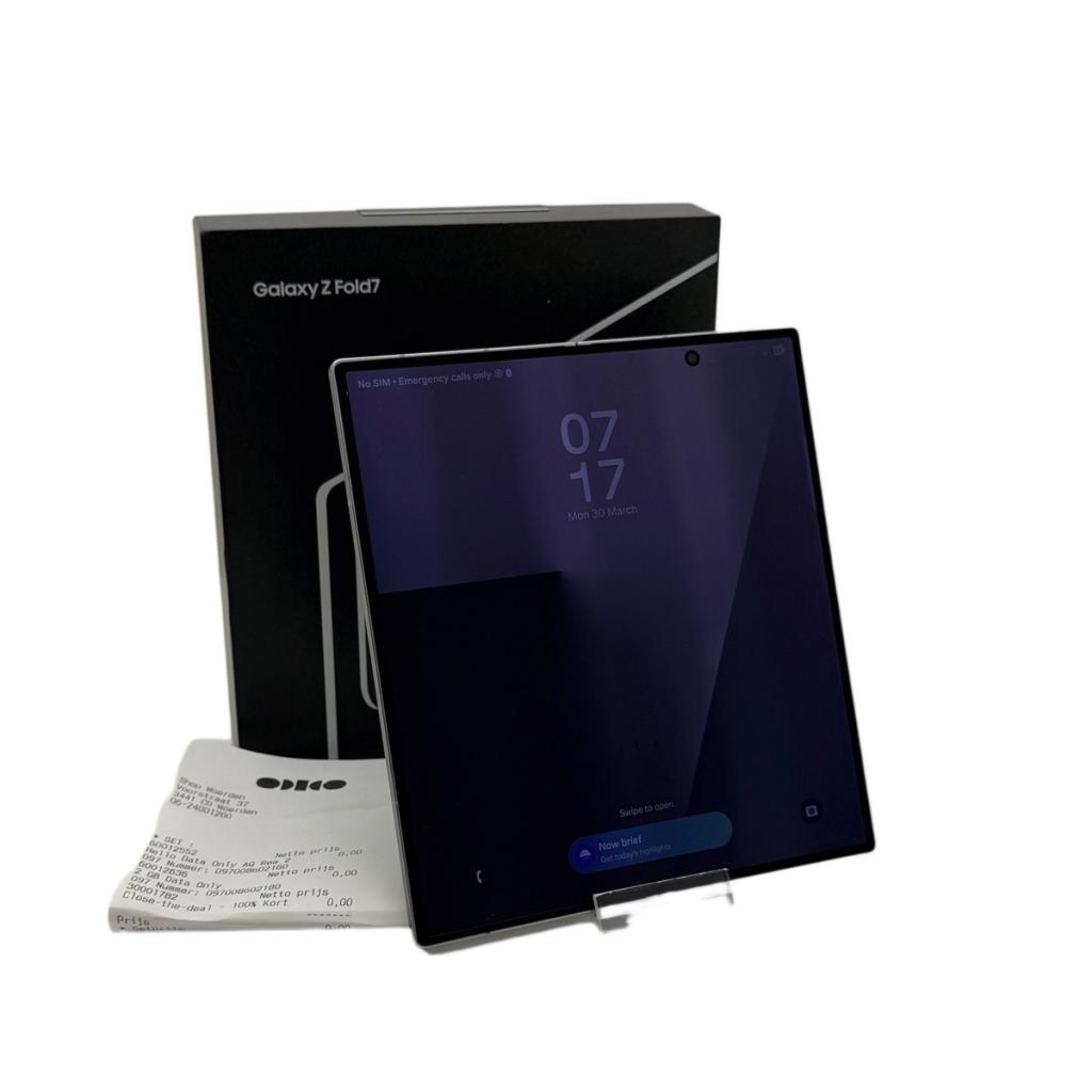 Samsung Galaxy Z Fold 7 512GB Silver Shadow | Met garantie, Telecommunicatie, Mobiele telefoons | Samsung, Samsung, Zo goed als nieuw