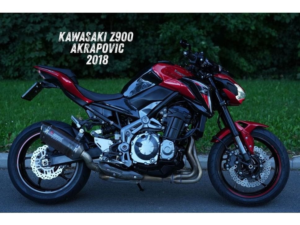 Kawasaki Z900 | Akrapovic | 2018, 4 cilinders, Motorrijbewijs A, 948 cc, Bedrijf