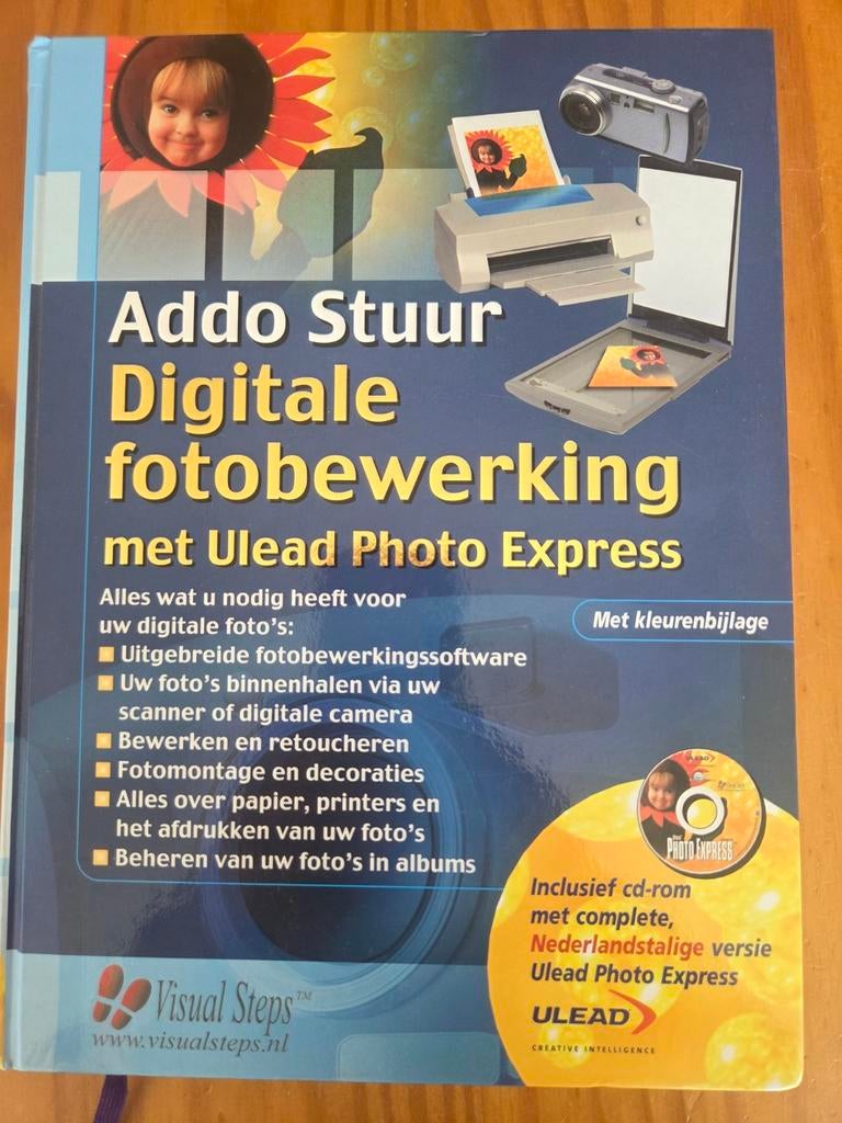 Addo Stuur Digitale fotobewerking Ulead Photo Express+cd-rom, Ophalen of Verzenden, Gelezen, Fotografie algemeen, Addo Stuur
