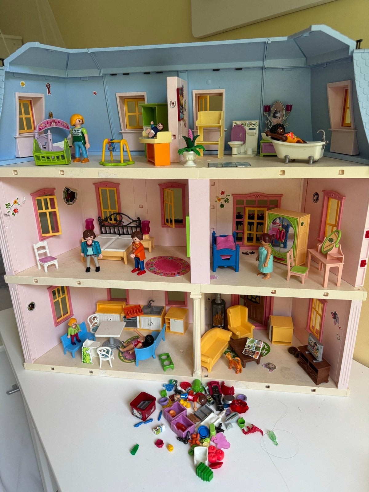 Playmobil 5303 Groot Poppenhuis met extra's, Ophalen, Gebruikt, Poppenhuis