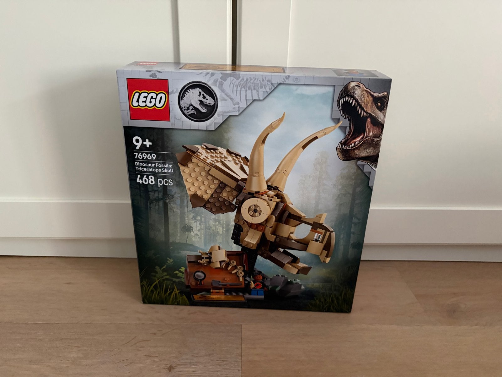 LEGO Jurassic World Dinosaurusfossielen: Triceratopsschedel, Kinderen en Baby's, Jurassic World, Lego, Nieuw, Ophalen of Verzenden