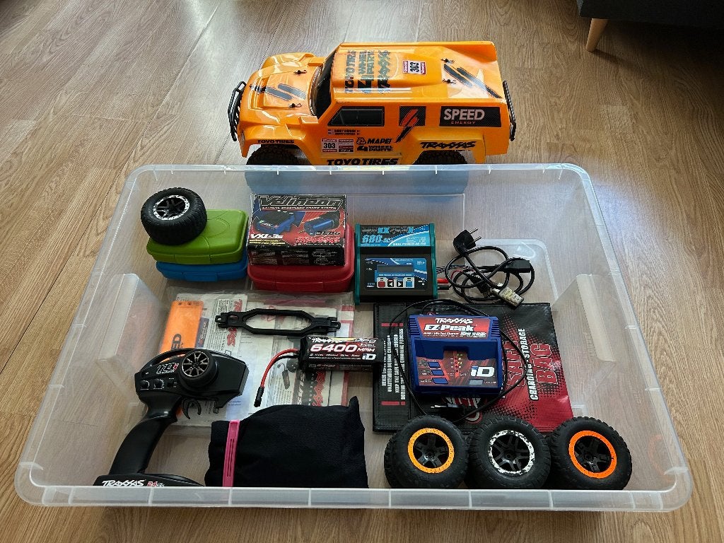 Traxxas Slash 2WD VXL 3S LiPo (heel snel) compleet, Auto offroad, Zo goed als nieuw, Schaal 1:10, RTR (Ready to Run)