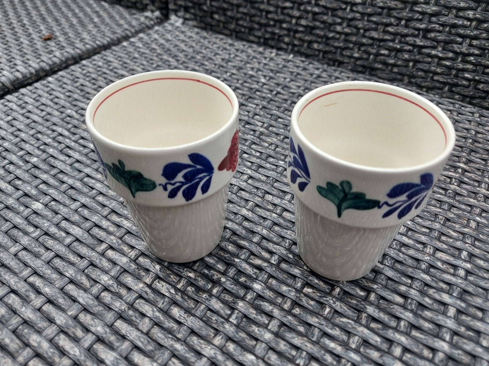 boerenbont 2 x drink bekers, Ophalen of Verzenden