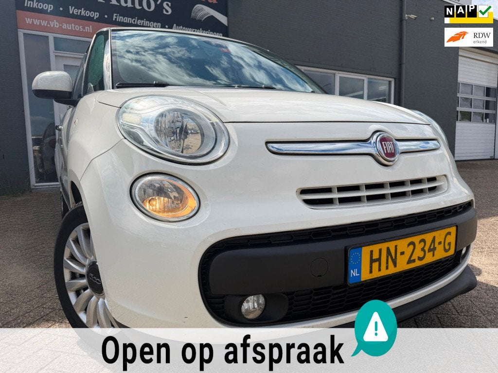 Fiat 500 L Living 1.4 T-Jet Lounge met parkeersensoren en na, Auto's, Voorwielaandrijving, Gebruikt, 4 cilinders, 400 kg