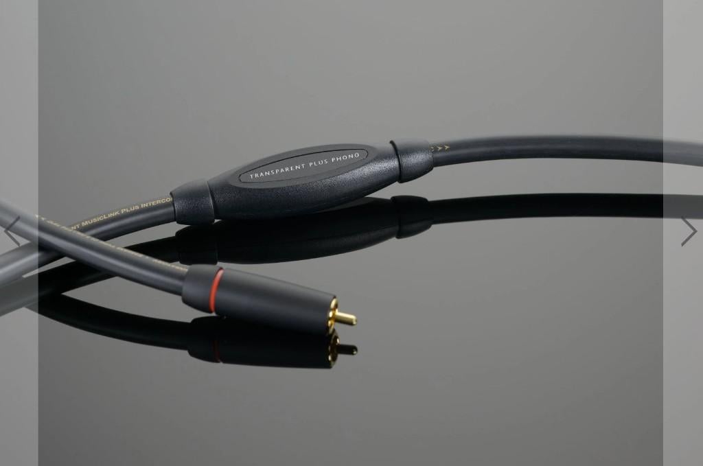 Transparent Cable PLUS Phono Interconnect RCA - 1,5m, Ophalen of Verzenden, Zo goed als nieuw, Minder dan 2 meter, Interlink-kabel