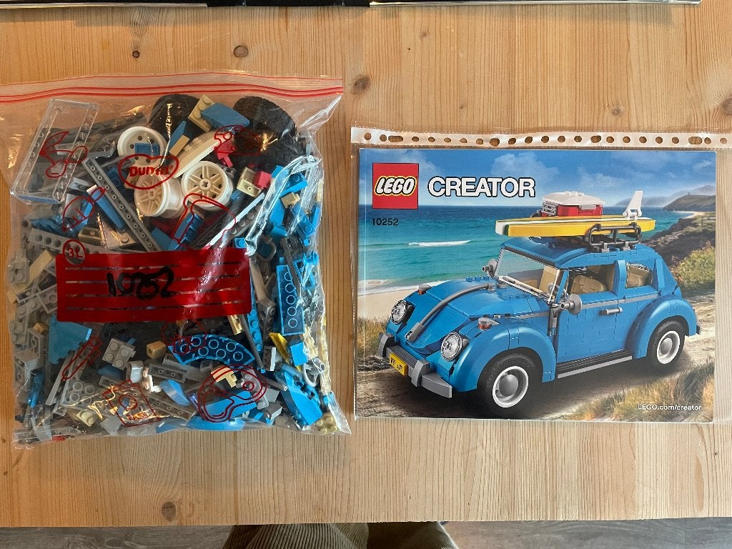 LEGO 10252 	Volkswagen Beetle, Ophalen of Verzenden, Zo goed als nieuw, Compleet, Lego