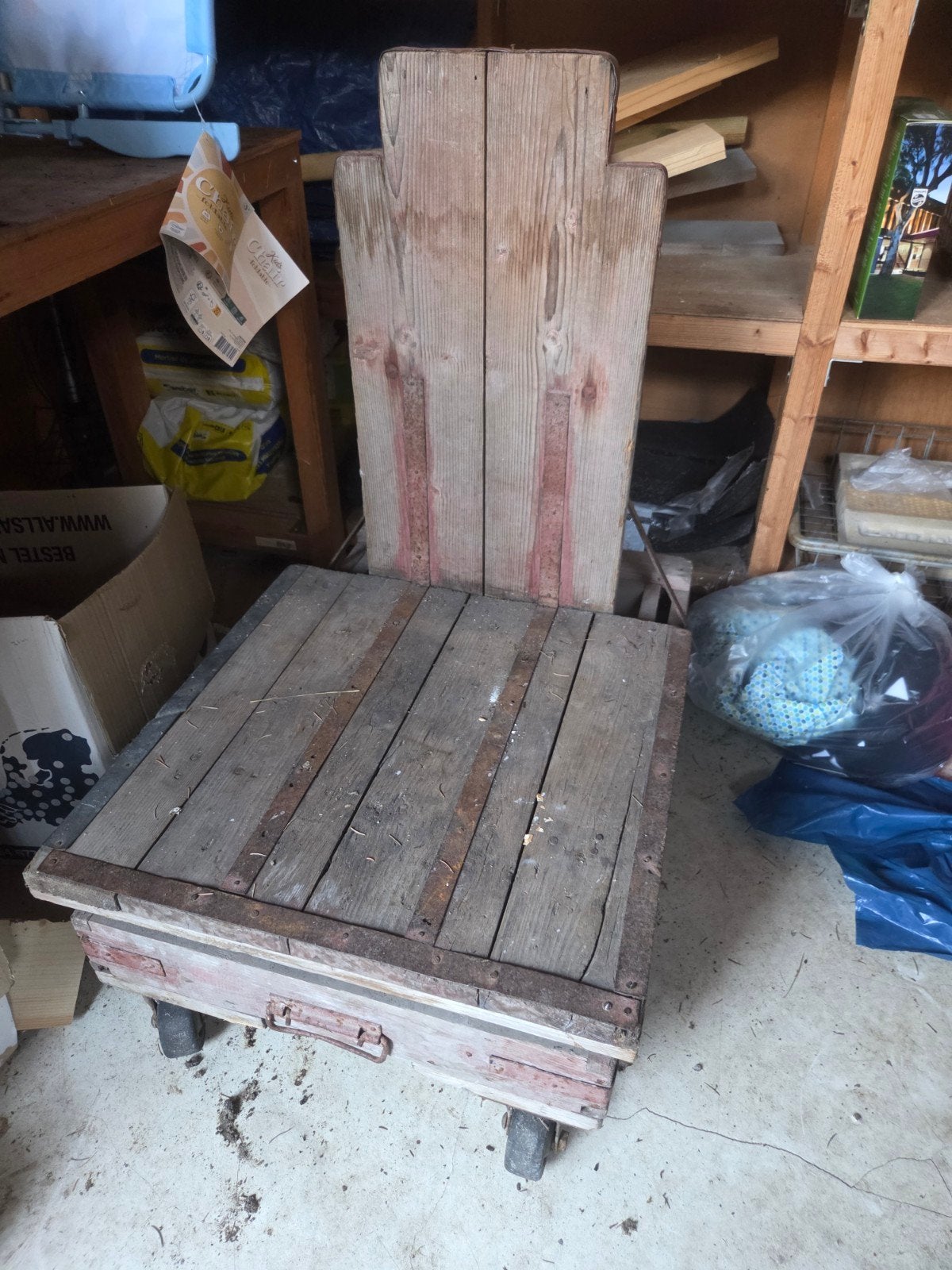 Antieke weegschaal 200kg uit 1948 - Uniek decorstuk, Antiek en Kunst, Ophalen of Verzenden