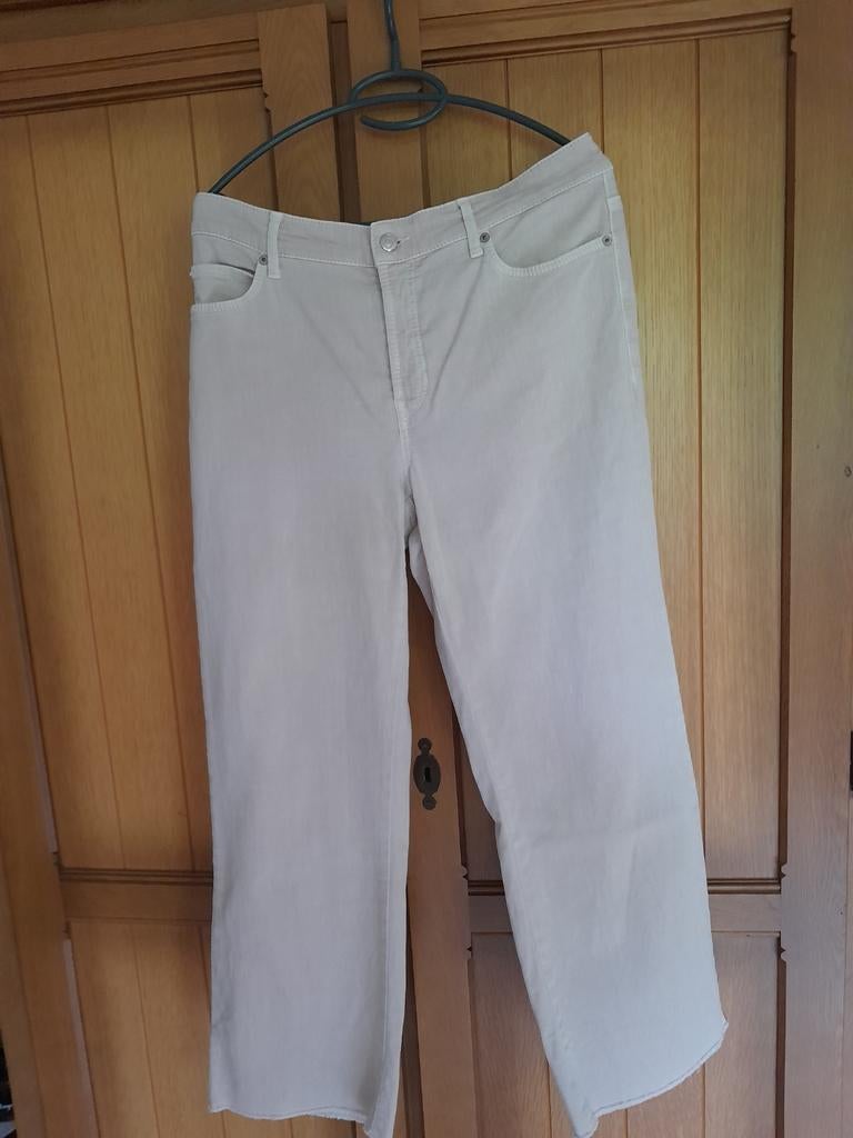 Beige zand jeans broek van Cambio maat 44 Francesca, Cambio, Verzenden, Beige, Maat 42/44 (L)