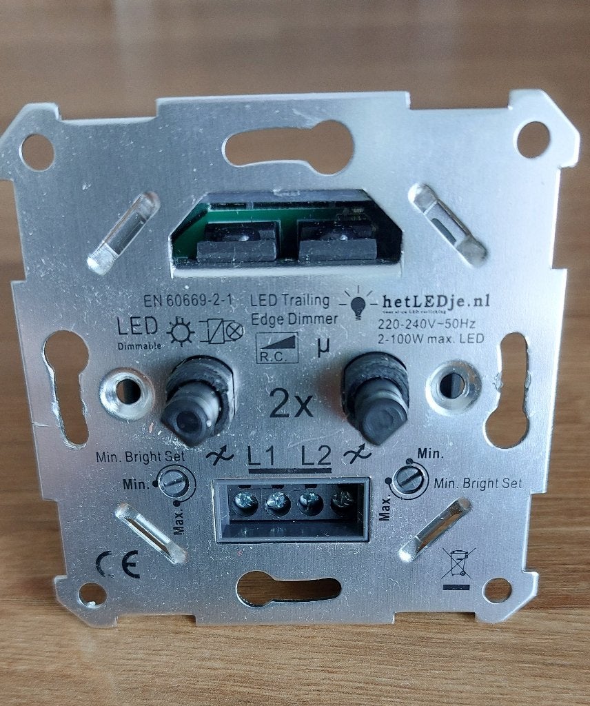Dubbele Dimmer, Ophalen of Verzenden, Zo goed als nieuw, Overige merken, Dimmer