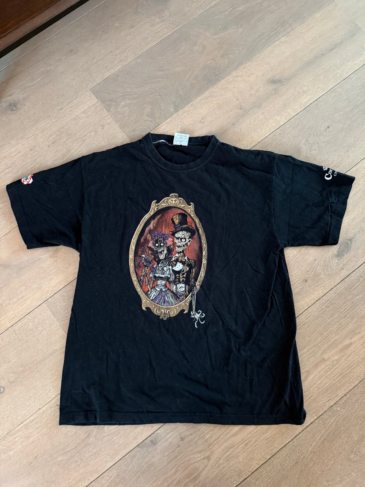 Halloween shirt met skelet 100% katoen maat XL, Kleding | Heren, Ophalen of Verzenden, Zo goed als nieuw, Zwart