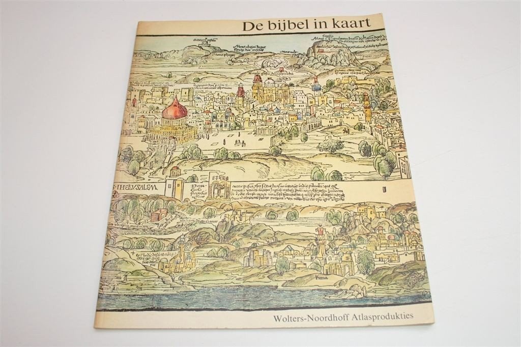 De Bijbel in Kaart — Bijbelatlas [1975] — Wolters-Noordhoff, Gelezen, Ophalen of Verzenden, Landkaart, 1800 tot 2000