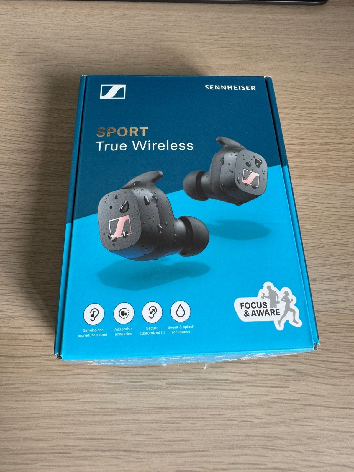 Sennheiser Sport True Wireless – Zwart – Nieuw, Bluetooth, Sennheiser, Zwart, Nieuw