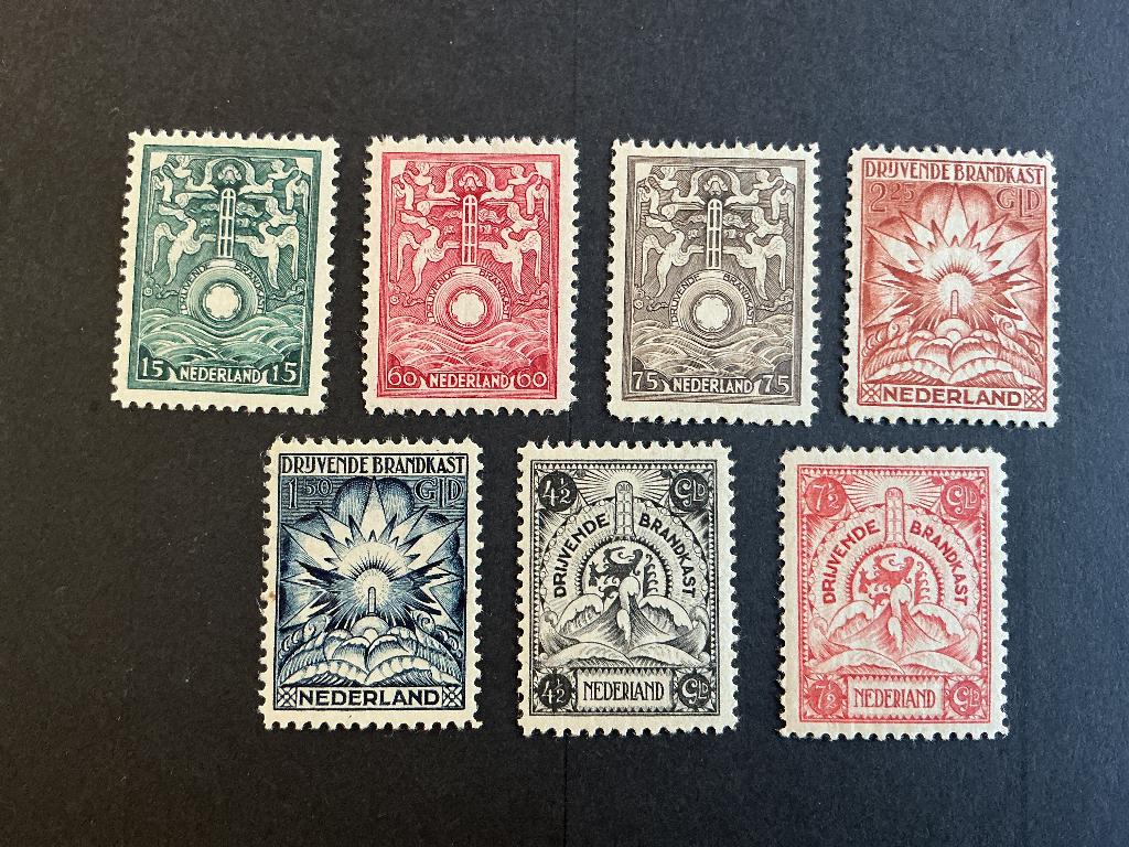 Brandkast 1-7 met certificaat, Postzegels en Munten, Verzenden, T/m 1940, Postfris