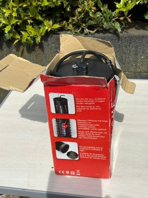 anti vlieg en mug lamp, Ophalen of Verzenden, Gebruikt, Campinglamp