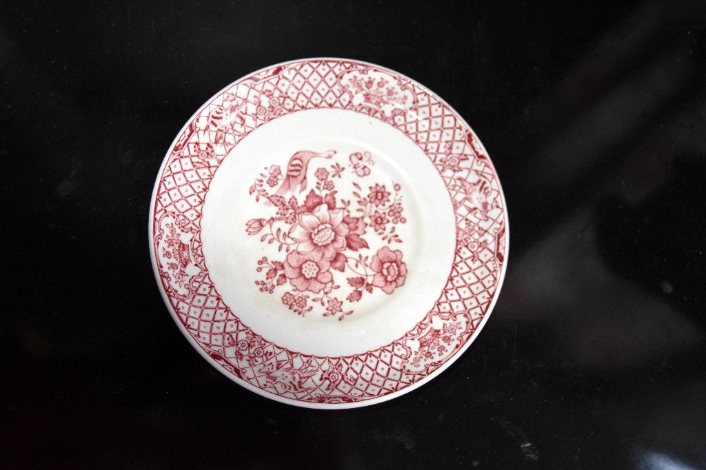 Engels rood Mason's Stratford losse schotel theekopje 15 cm, Verzenden