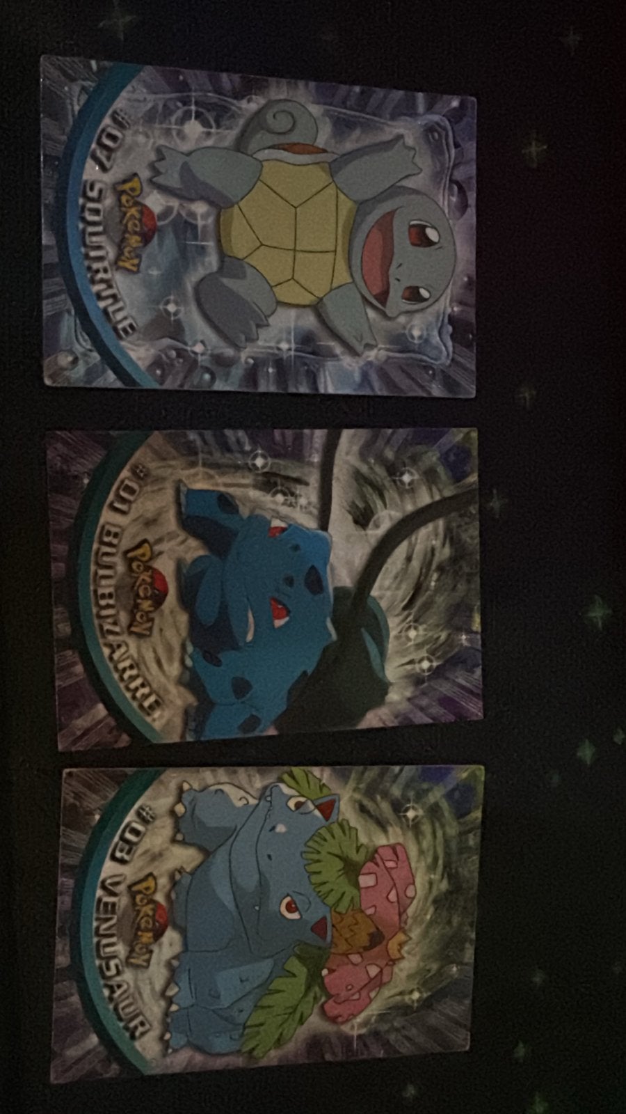 Pokemon topps x3, Ophalen of Verzenden, Gebruikt, Meerdere kaarten