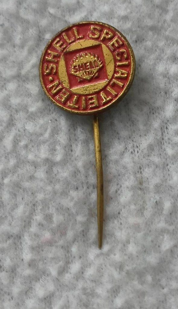 Speldje Shell specialiteiten, Verzamelen, Ophalen of Verzenden, Zo goed als nieuw, Merk, Speldje of Pin