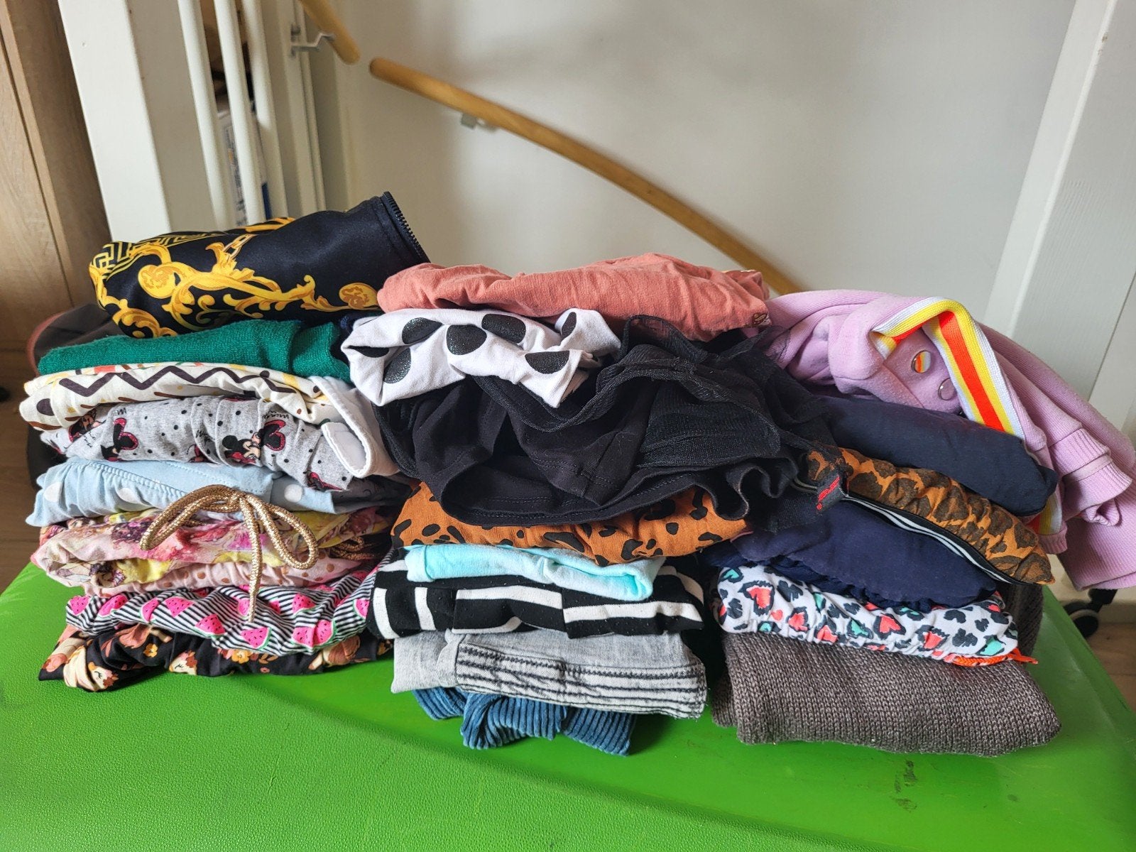 Kledingpakket meisjes maat 122: 22st., Kinderen en Baby's, Kinderkleding | Maat 122, Verzenden, Gebruikt, Meisje, Jurk of Rok