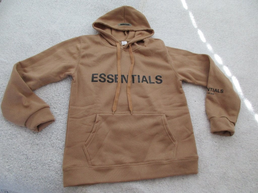 Nieuw beige / bruin sweater / hoodie met tekst print M, Kleding | Dames, Truien en Vesten, Ophalen of Verzenden, Nieuw, Maat 38/40 (M)