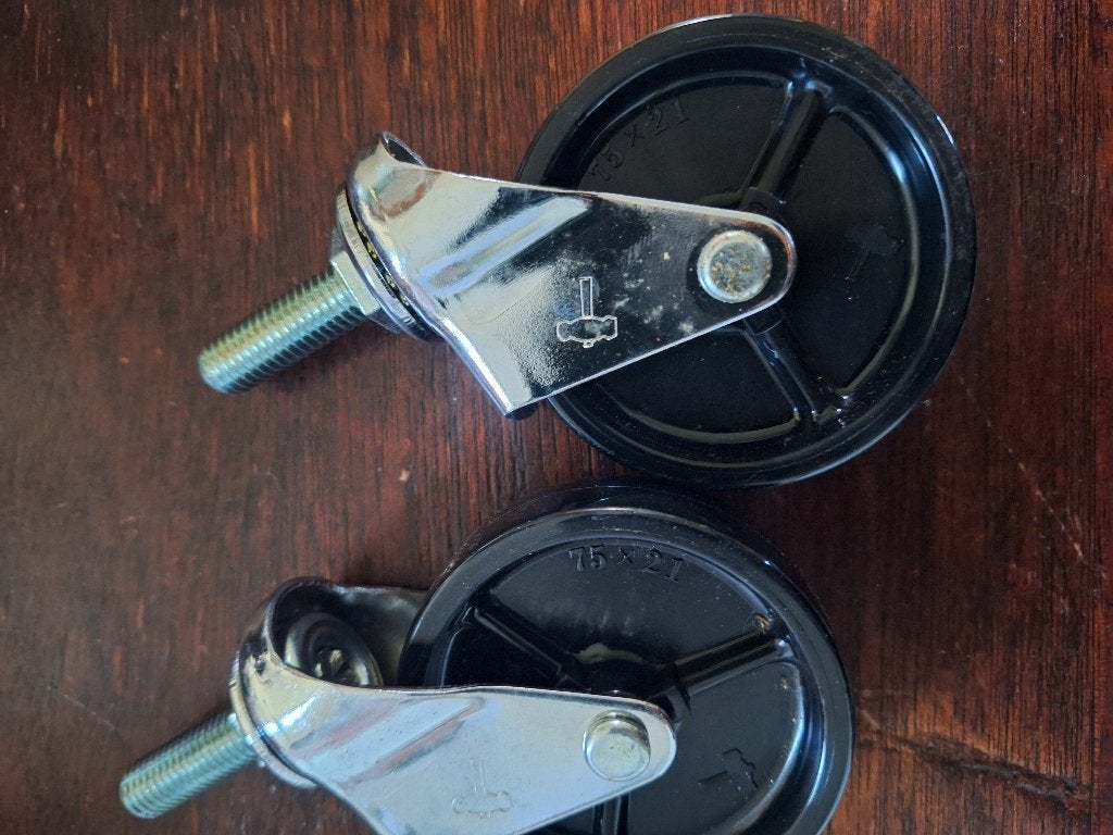 36 stuks zwenkwielen 75 mm Hammer, Ophalen, Nieuw