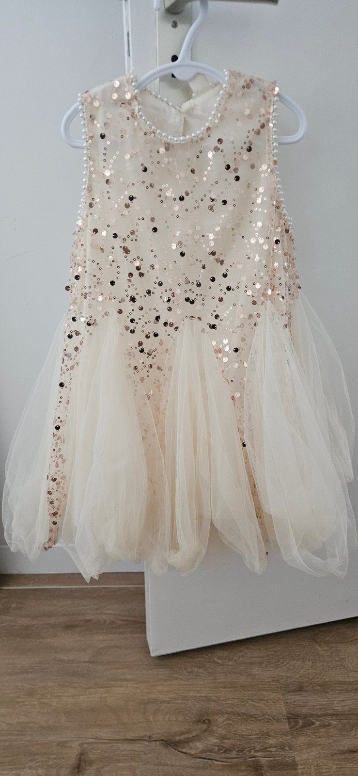meisjes gala  jurk, Ophalen, Zo goed als nieuw, Roze, Maat 34 (XS) of kleiner