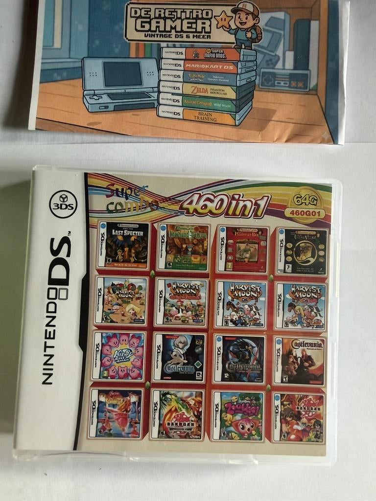 Nintendo DS 460 in 1 Spel - Mario & Pokémon morgen in huis, Nintendo, Nintendo, 1 speler, Ophalen of Verzenden