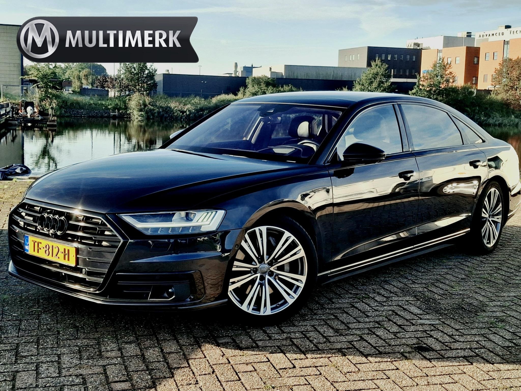Audi A8 A8L 55 TFSI quattro Lang Pro Line Plus | 340PK | Lim, Gebruikt, 2995 cc, Blauw, Bedrijf