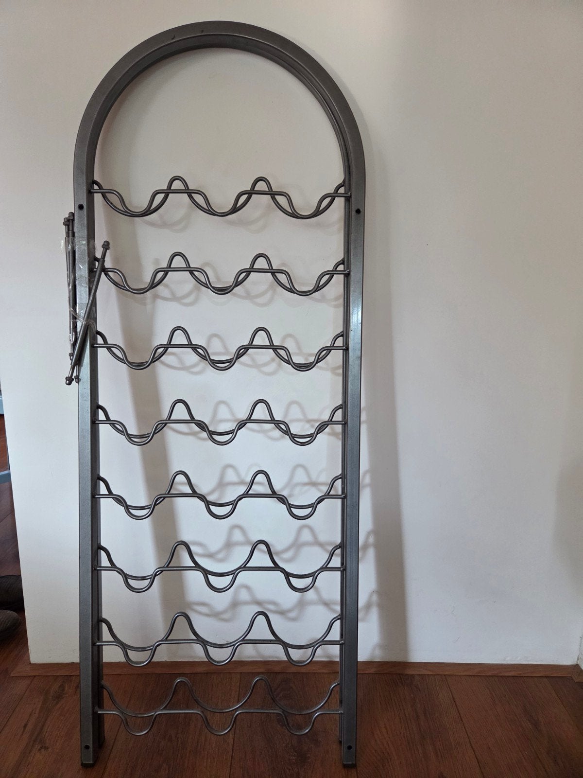 wijnrek metaal. GRATIS, Huis en Inrichting, Woonaccessoires | Wijnrekken, Ophalen, Gebruikt, 15 tot 25 flessen, 75 – 100