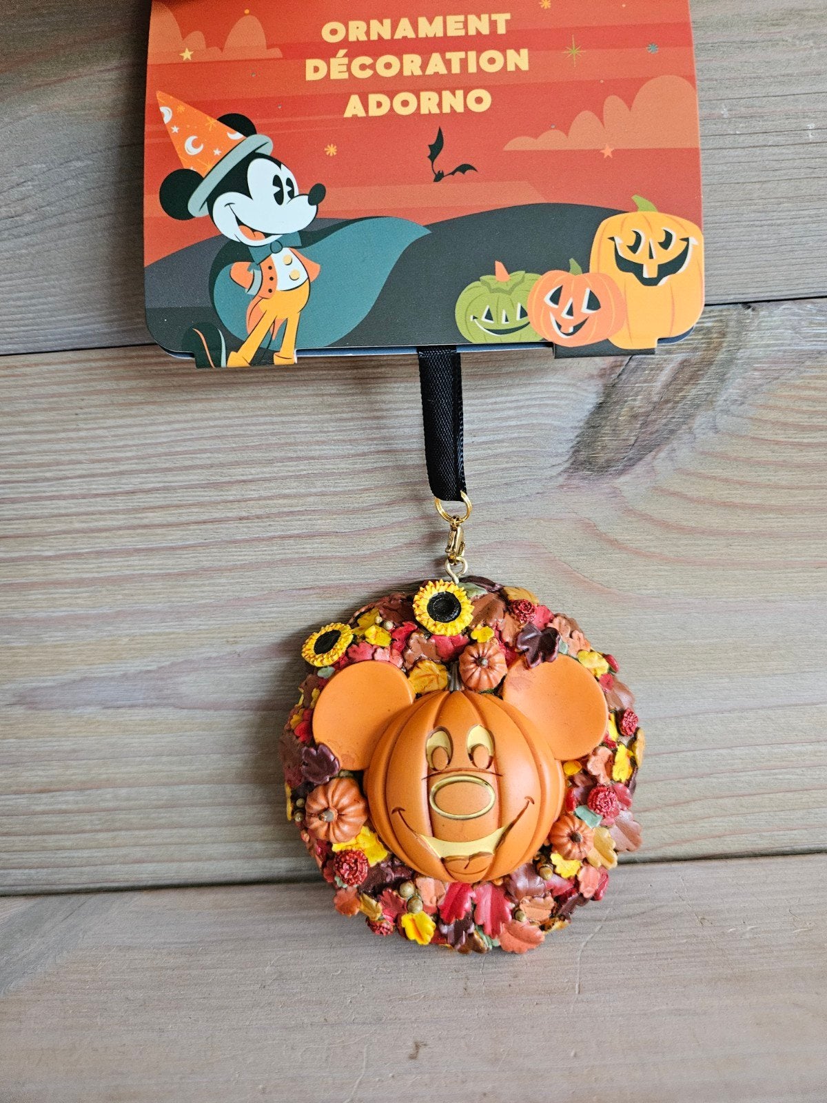 Disney Mickey Halloween krans ornament, Ophalen of Verzenden, Mickey Mouse, Nieuw, Beeldje of Figuurtje