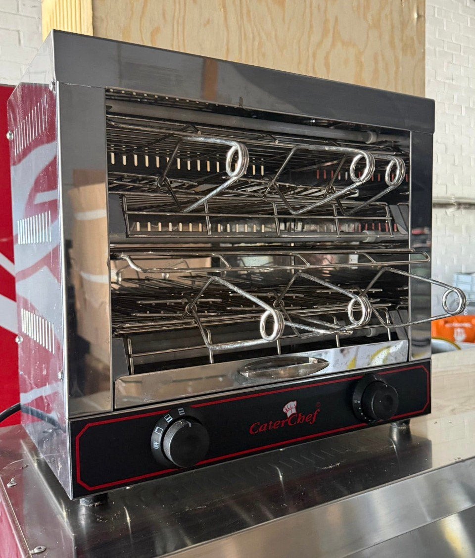 Professionele CaterChef Tostoaster / Salamander 6 Tangen RVS, Ophalen, ., Caterchef, Grijs