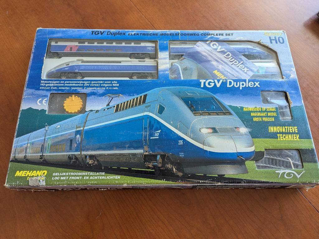 TGV Mehano Duplex nieuw in de doos, Overige merken, Treinset, Gelijkstroom, Nieuw