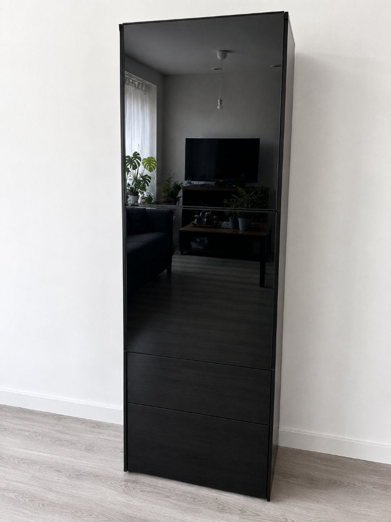 IKEA Black High Gloss Storage Cabinet / Pantry, Ophalen, Gebruikt