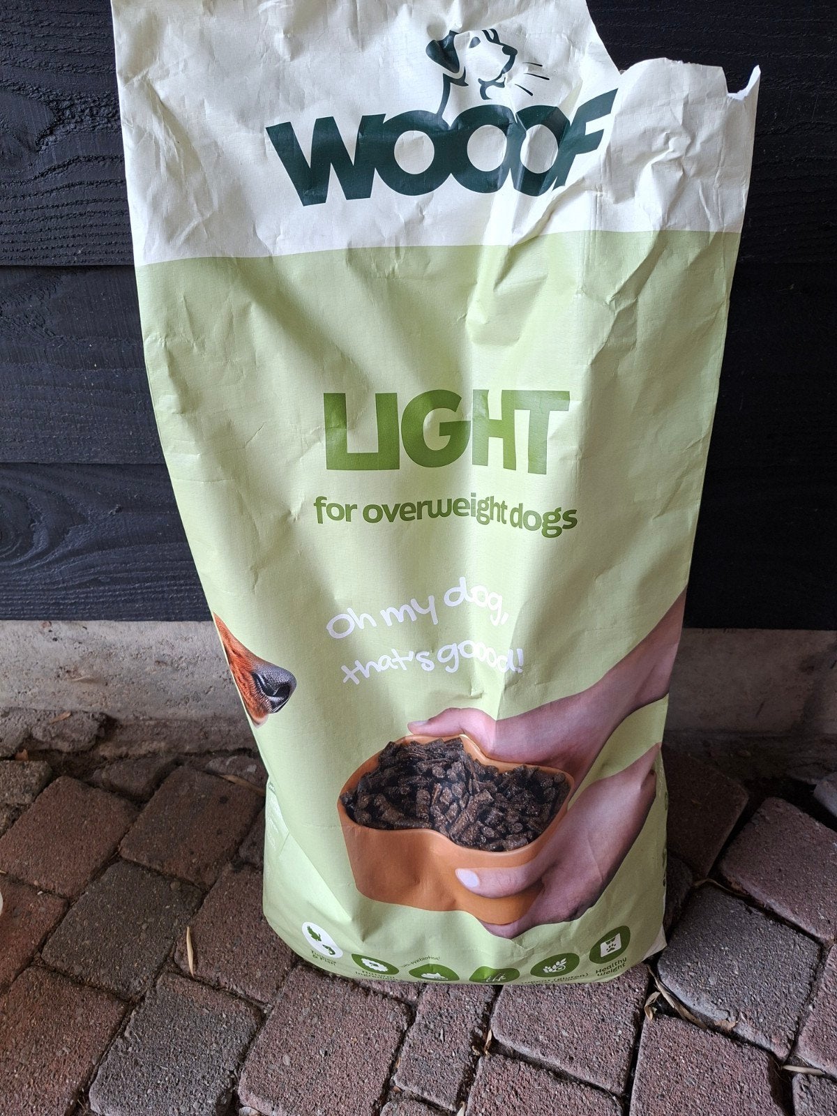 wooof light, Ophalen, Hond