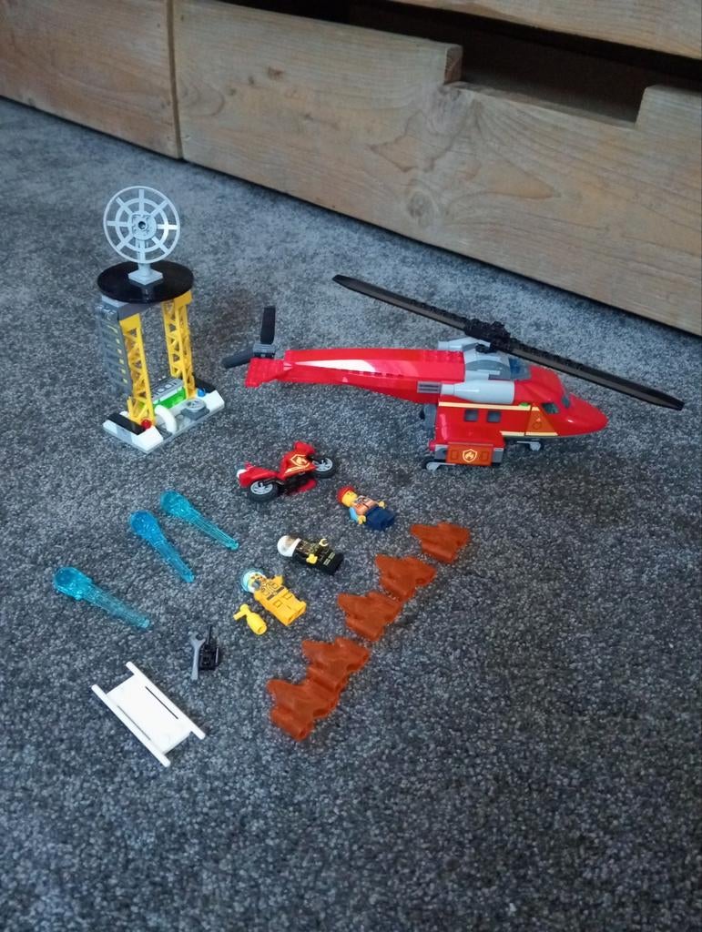 Lego City 60281 Reddinghelikopter compleet, Ophalen of Verzenden