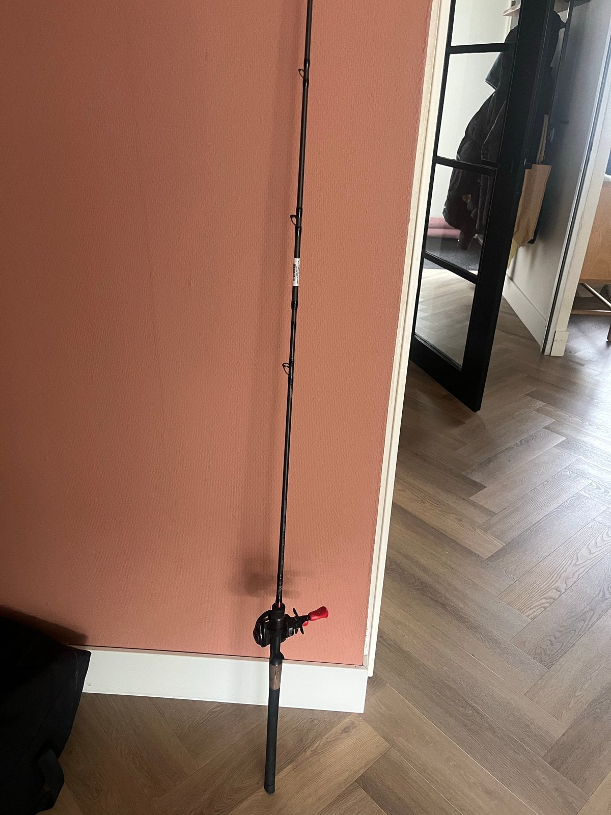 reel Spro CRX Predator met Abu Garcia reel, net, tang en aas, Ophalen, Zo goed als nieuw, Complete hengel