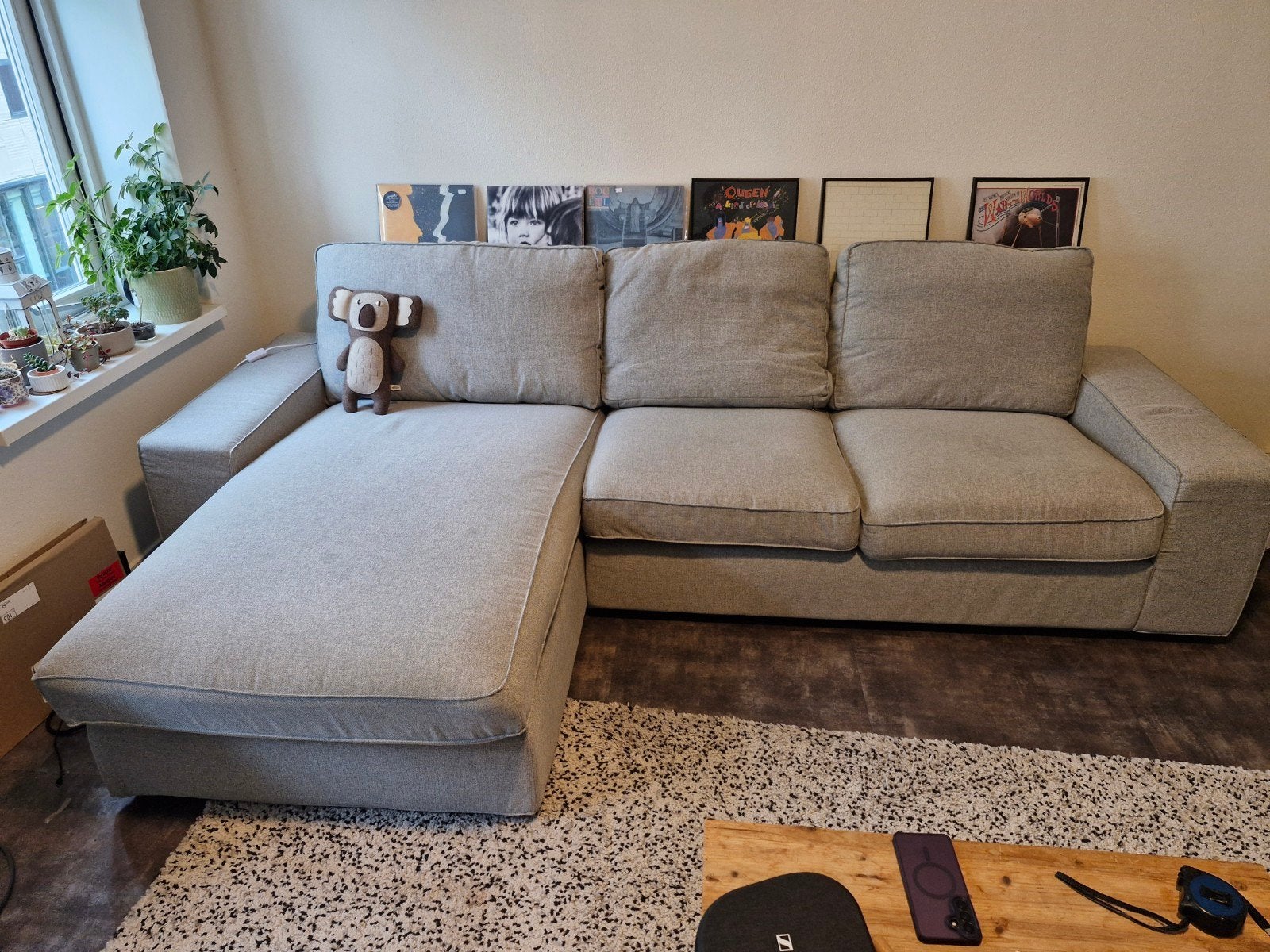 IKEA KIVIK 3-zits hoekbank, Huis en Inrichting, Banken | Bankstellen, Ophalen, 250 tot 300 cm, Gebruikt, Hoekbank