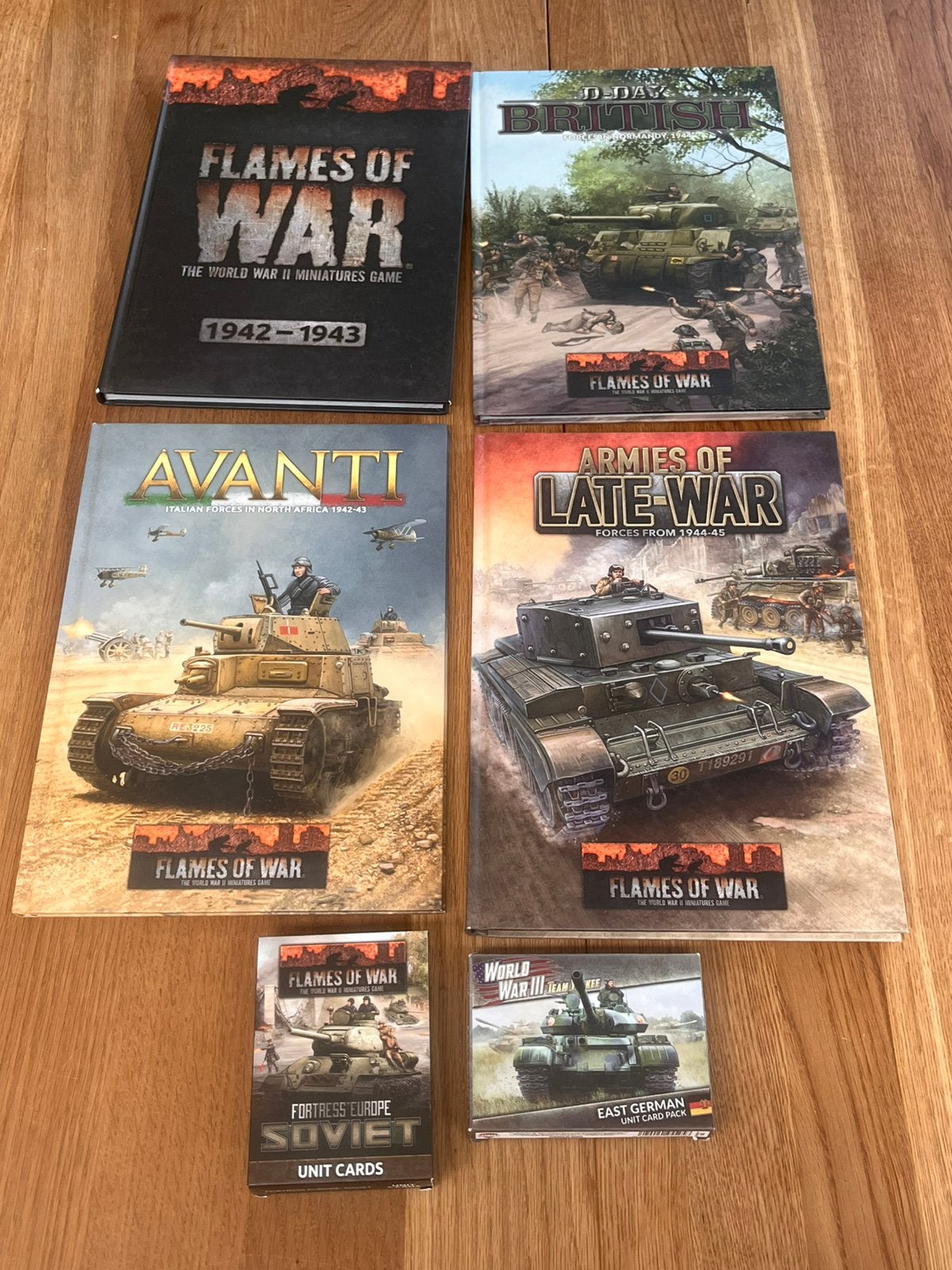 Flames of war regelboek en armybooks, Ophalen of Verzenden, Zo goed als nieuw