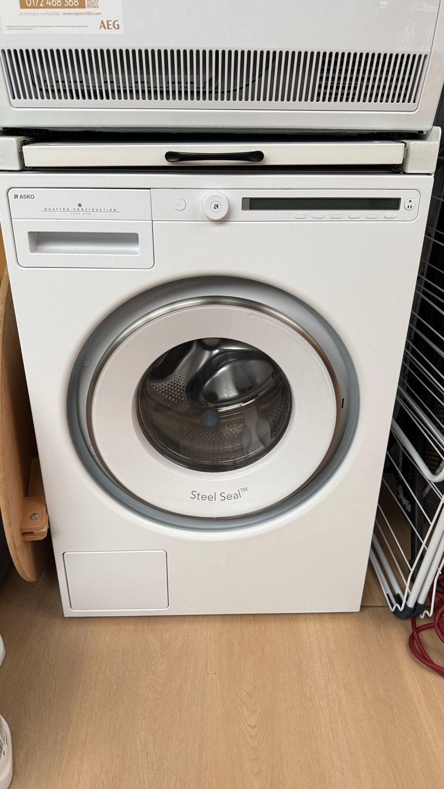 ASKO W2086C.W/3 Wasmachine -8KG 1600tpm- Zo goed als nieuw, Witgoed en Apparatuur, Ophalen, 6 tot 8 kg, 85 tot 90 cm, 1600 toeren of meer