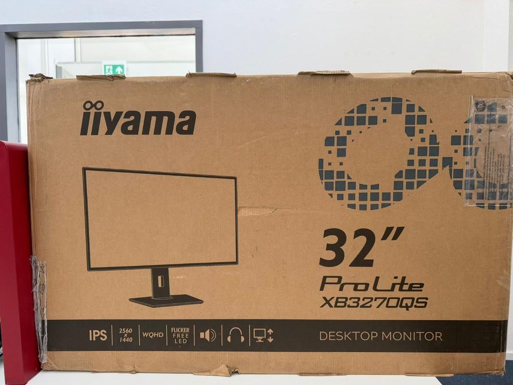 iiyama ProLite XB3270QSU-B1 - 32 inch QHD IPS Monitor