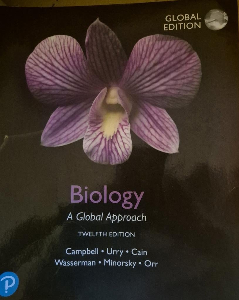 Biology A Global Approach 12th edition
Campbell Biology
Biol, Boeken, Ophalen of Verzenden, Beta, Gelezen, HBO
