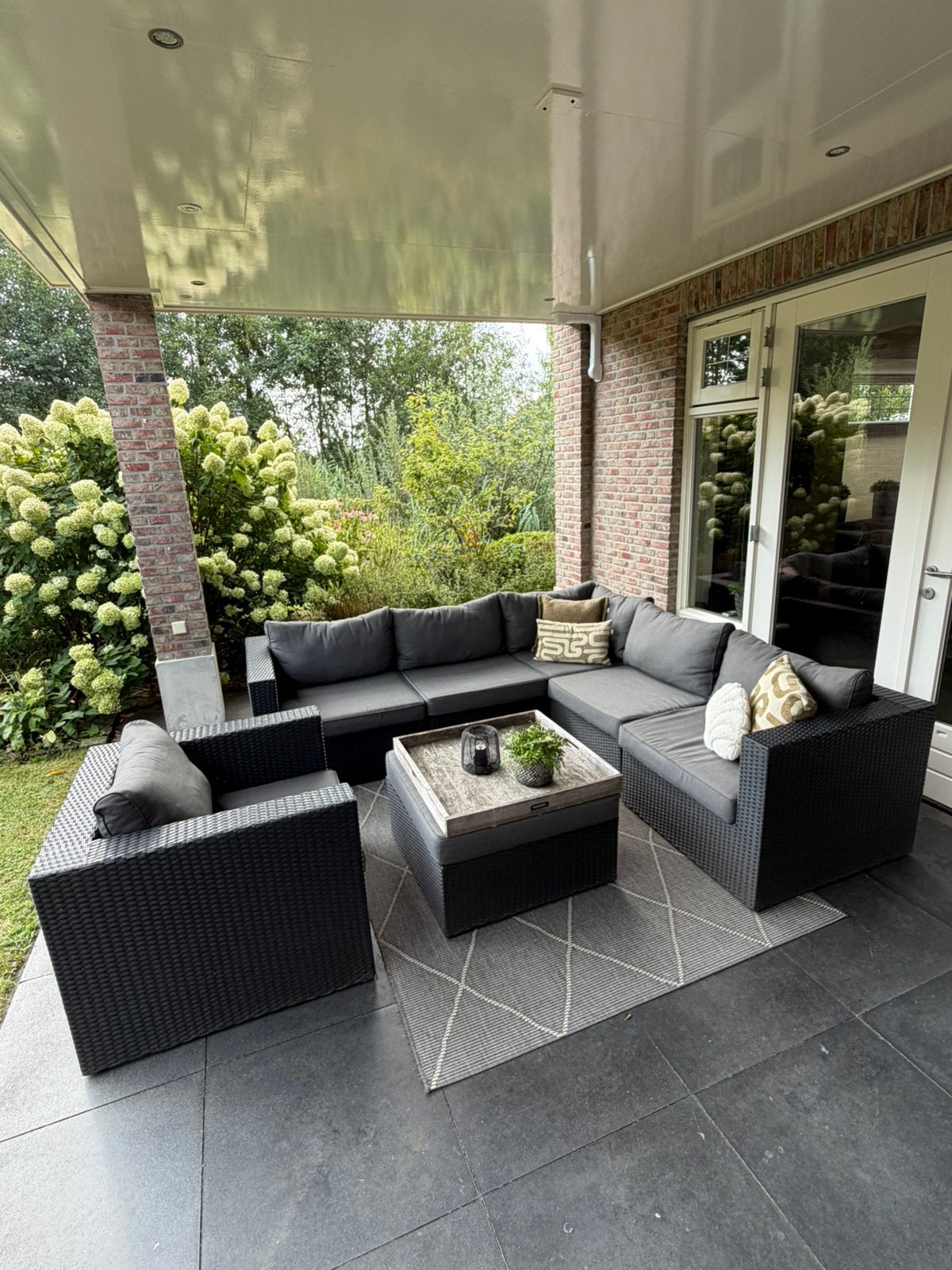 Mooie Loungeset van Kees Smit Forza, Ophalen, Zo goed als nieuw, Wicker, Stoel